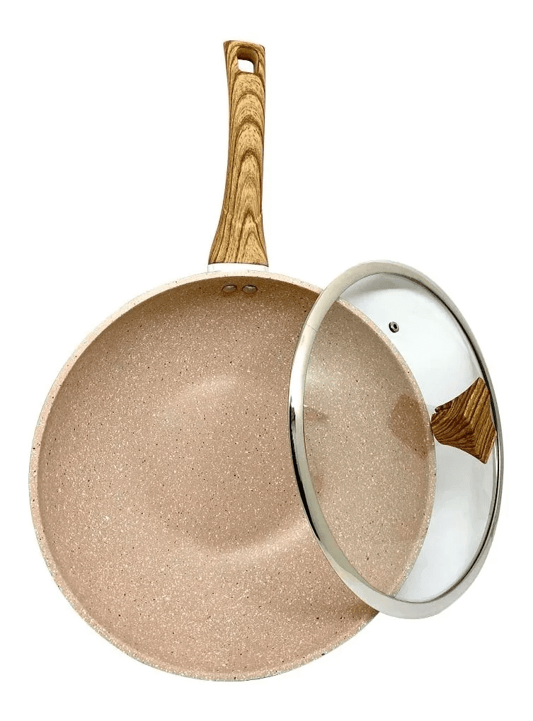 WOK Stone con tapa 30 cm Arte Andino - Imagen 4