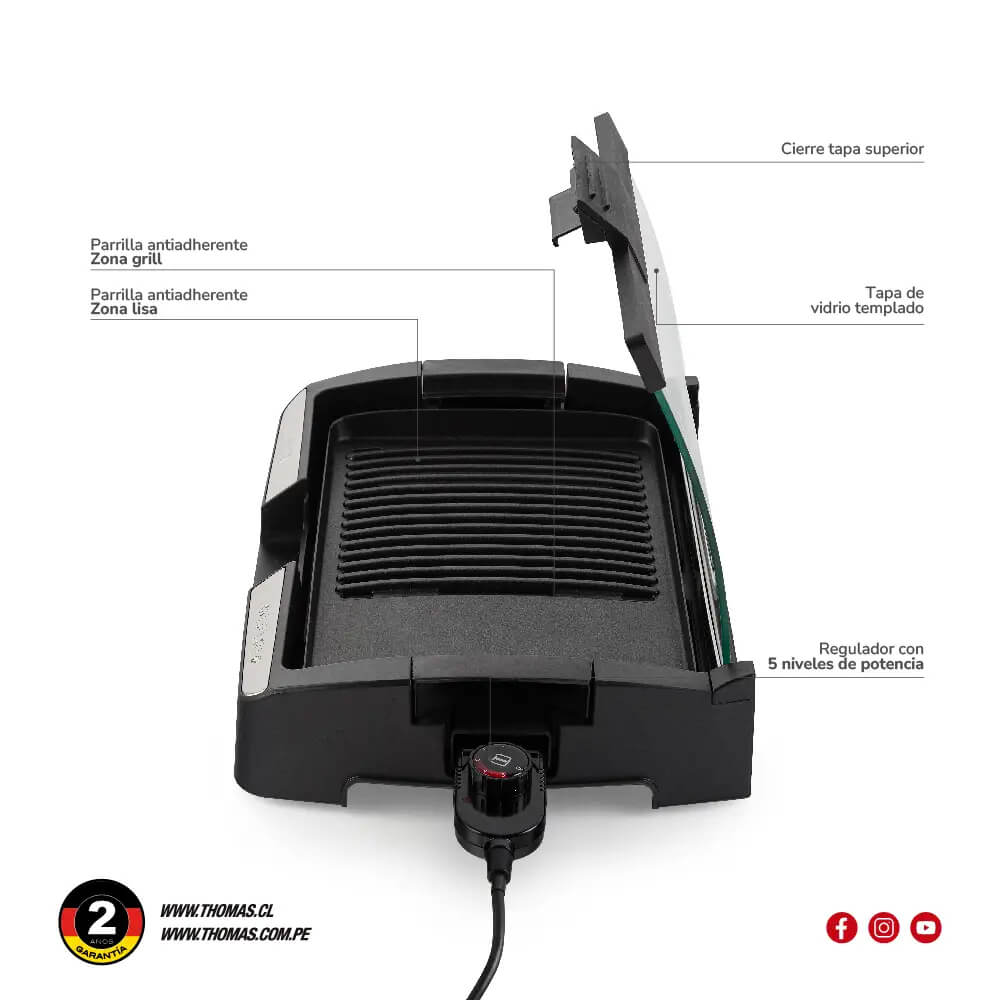 Parrilla Thomas TH-224 - Imagen 3