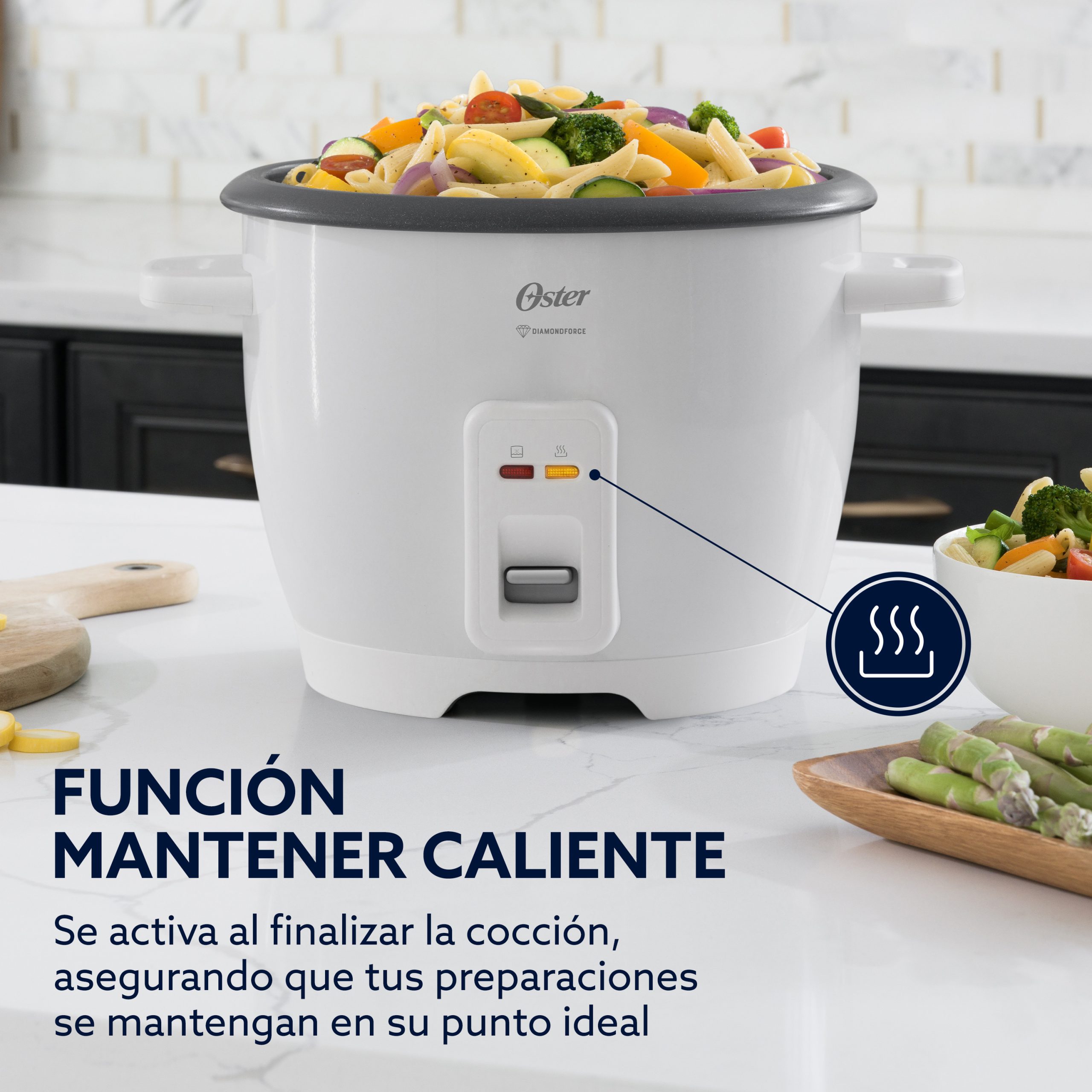 Arrocera Oster 7T Blanca CKSTRCB7DFWHT - Imagen 4
